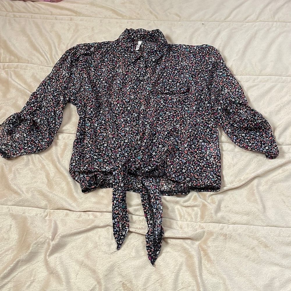 Floral printed blouse